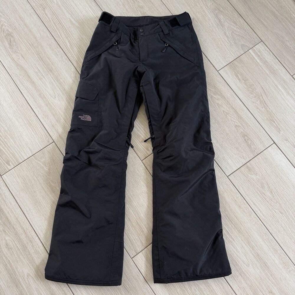 Womens THE NORTH FACE Black HyVent Freedom Insulated Snow Pants Small
